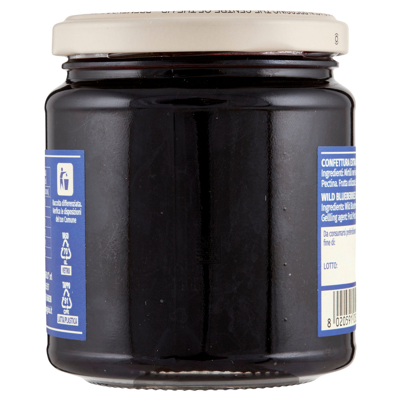 Confettura extra di mirtilli neri selvatici 340 gr - Immagine 21