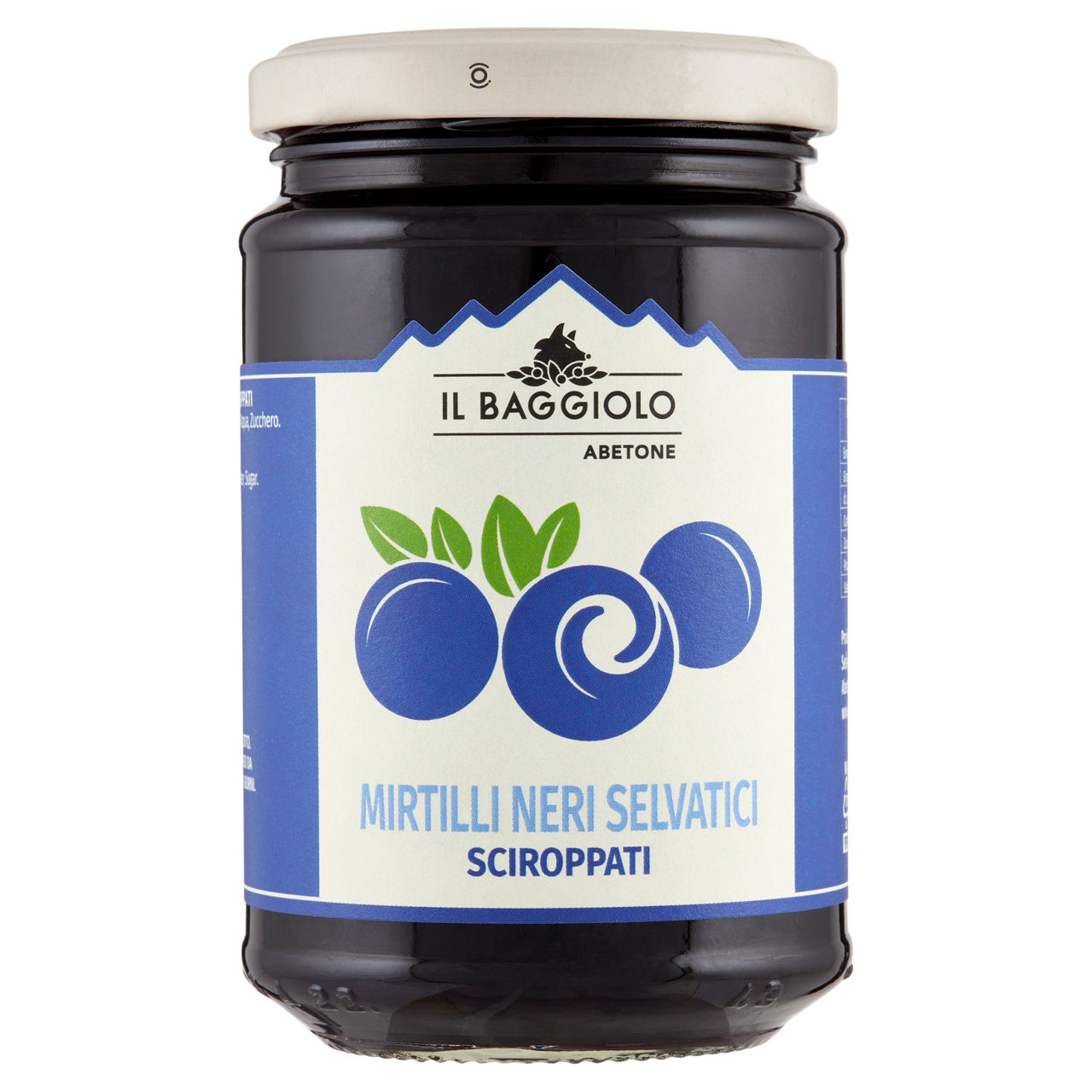 Mirtilli neri selvatici sciroppati 155 gr - Immagine 01