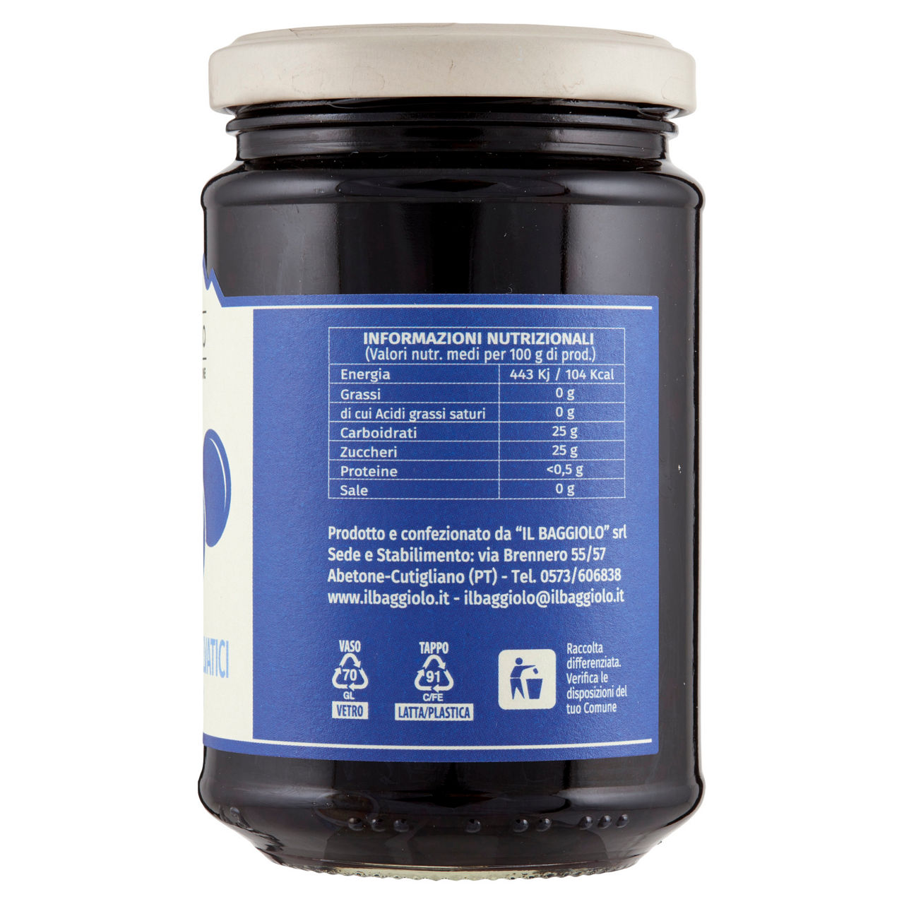 Mirtilli neri selvatici sciroppati 155 gr - Immagine 11