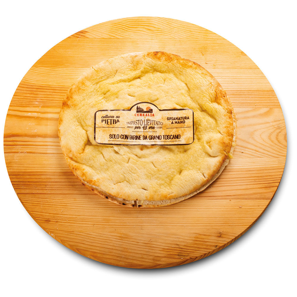 Focaccia ripiena cotto e mozzarella 350 gr