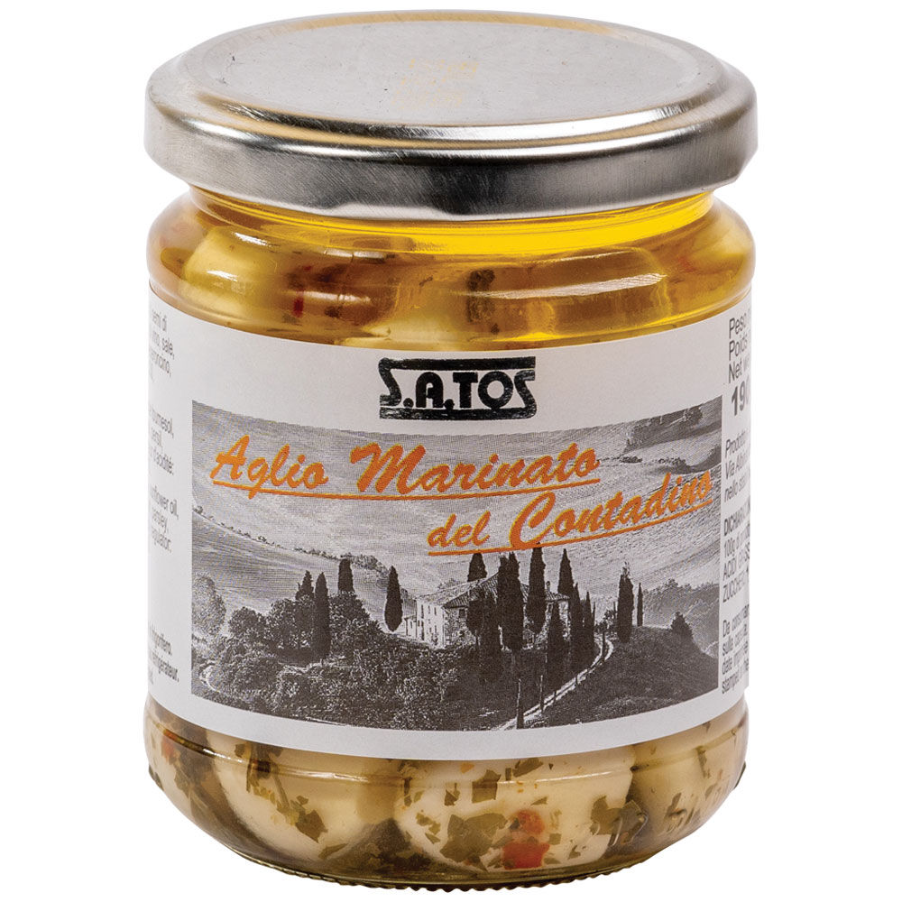 Aglio marinato vv g190 satos - Immagine 01