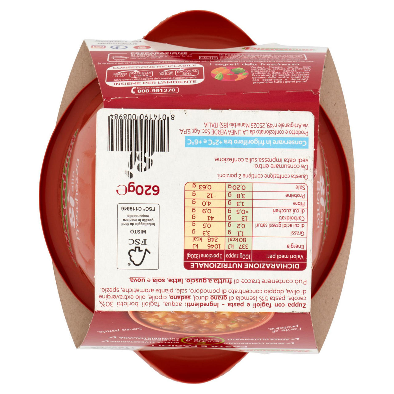 Zuppa di pasta e fagioli 620 gr - Immagine 51