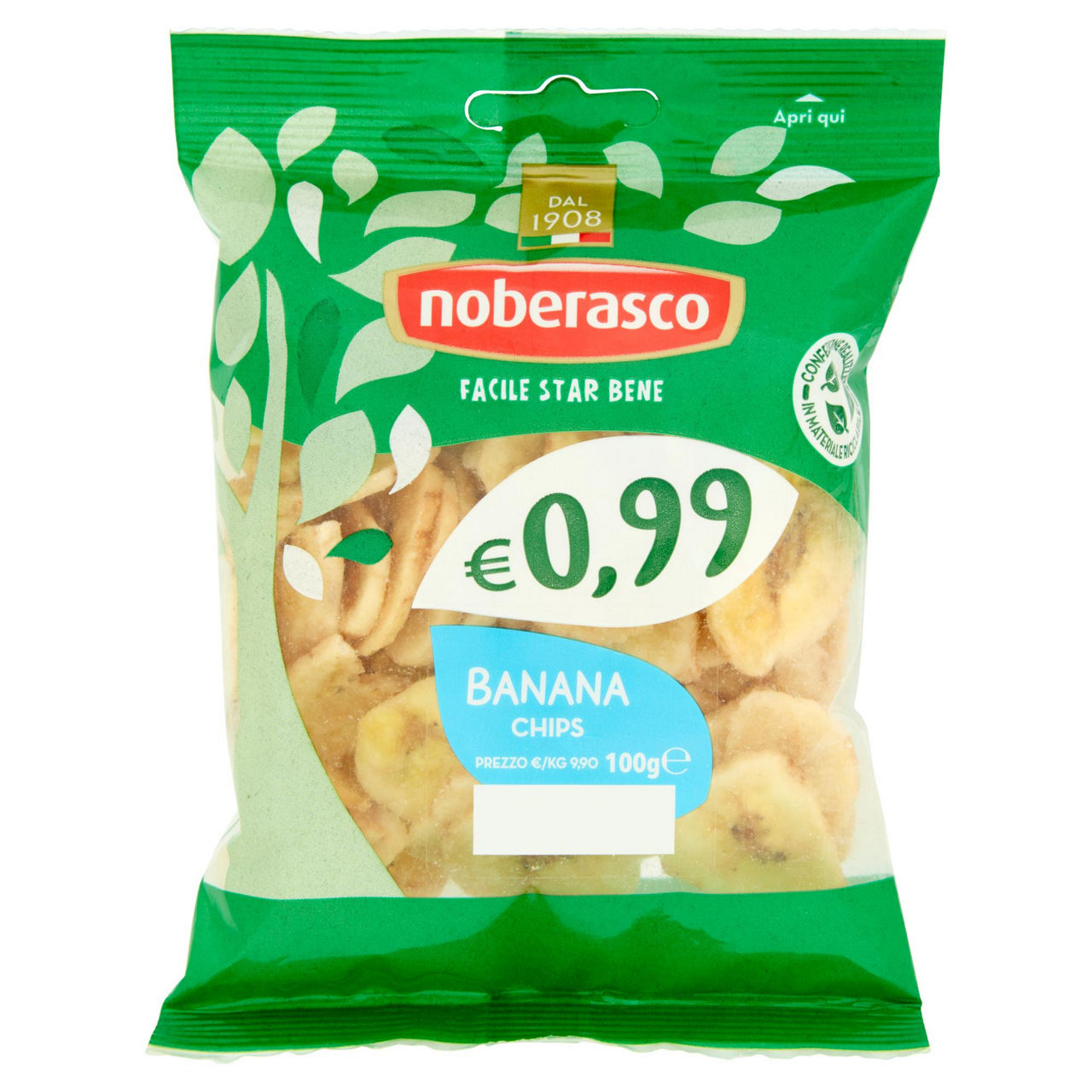 Chips di banane 100 gr