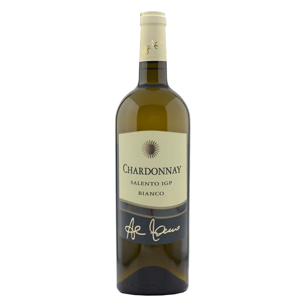 Vino bianco Chardonnay Salento IGP 750 ml - Immagine 01