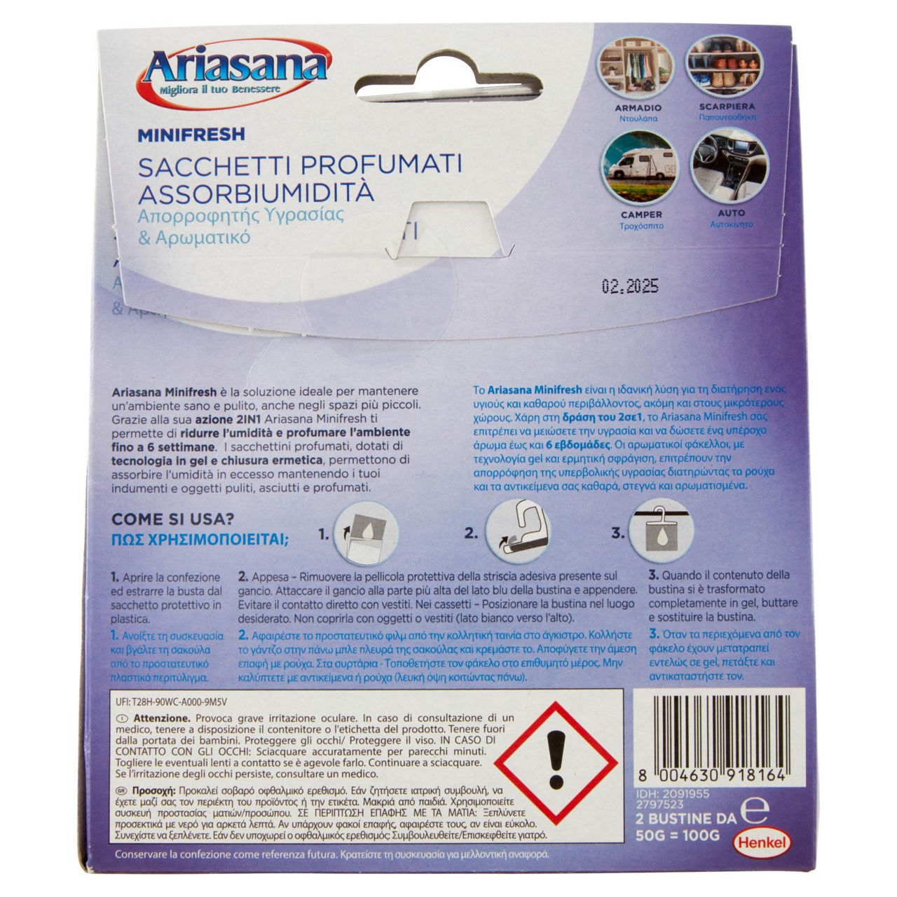 Ariasana minifresh lavanda - relax 100g - Immagine 51