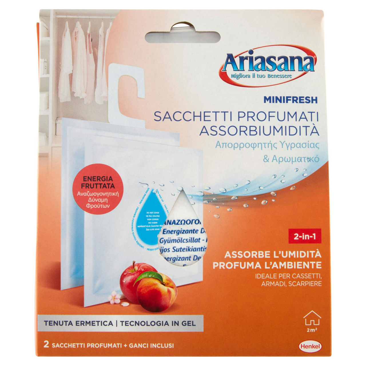 Ariasana minifresh energia fruttata - energy 100g
