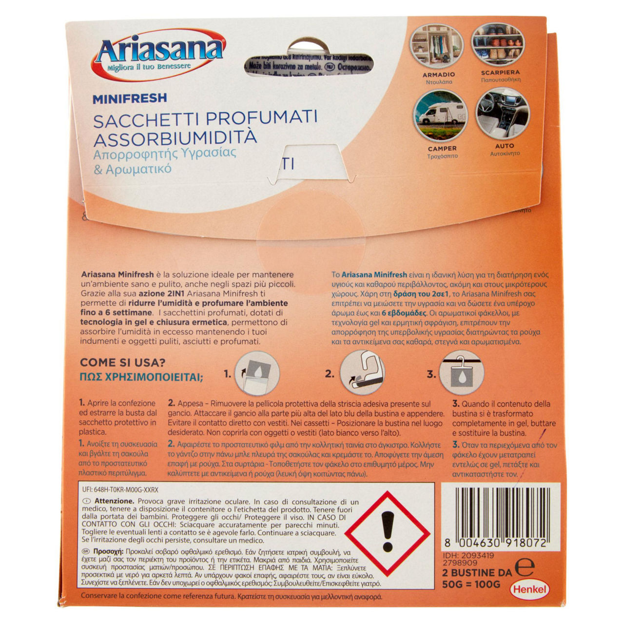 Ariasana minifresh energia fruttata - energy 100g - Immagine 11