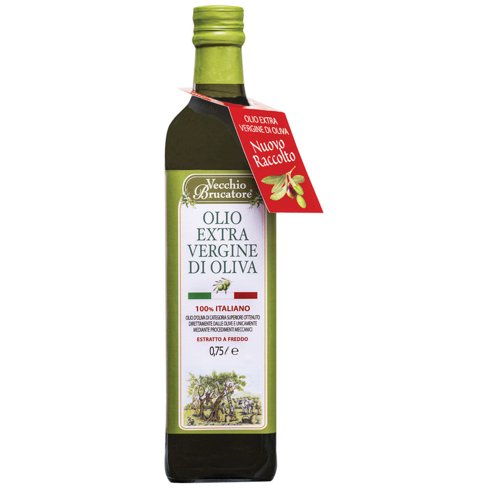 Olio extra vergine di oliva nuovo raccolto estratto a freddo 750 ml