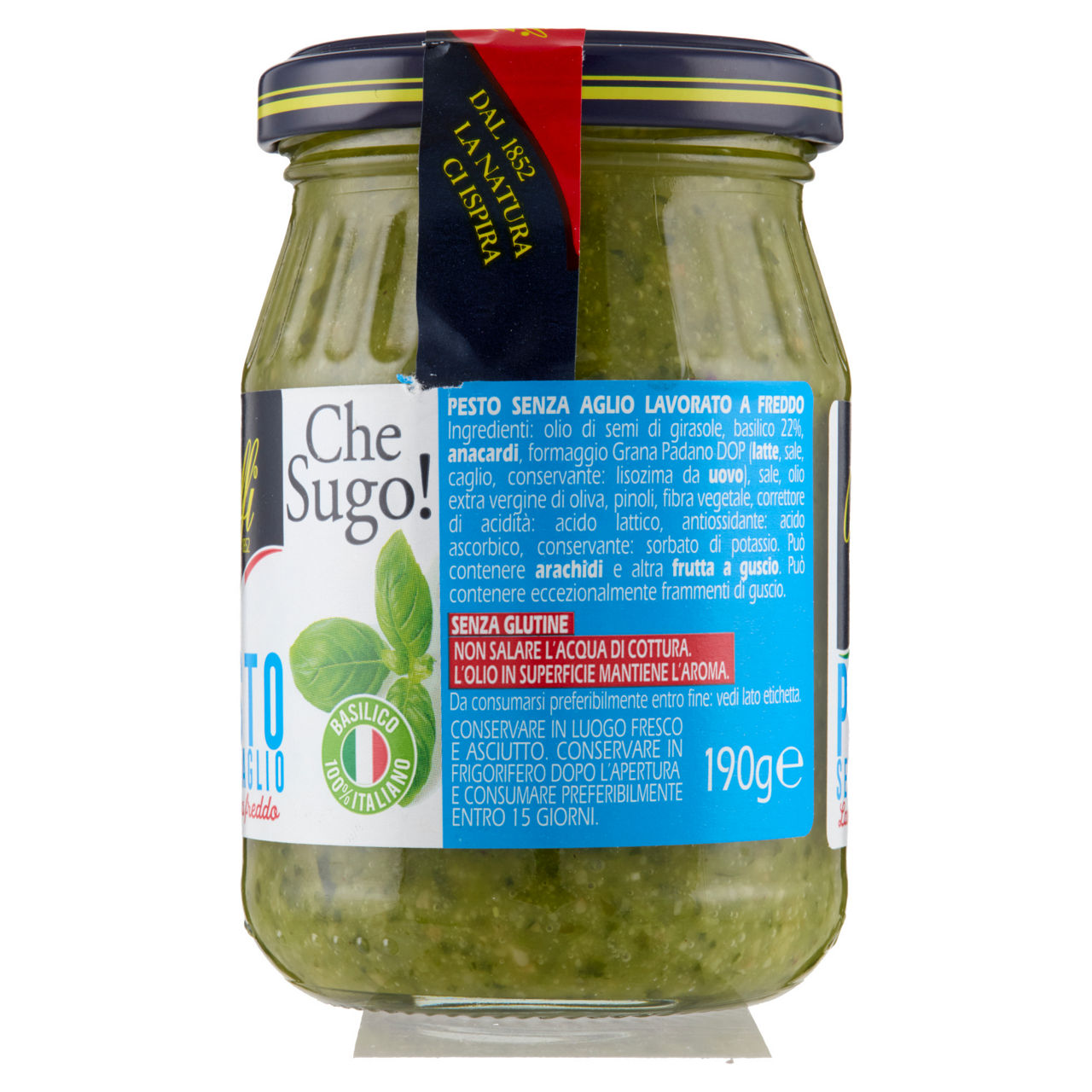 Pesto alla genovese senza aglio 190 gr - Immagine 21