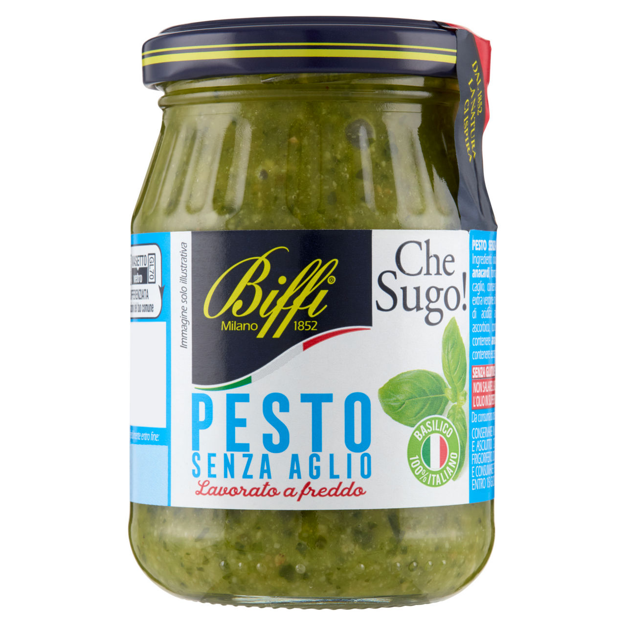 Pesto alla genovese senza aglio 190 gr - Immagine 01