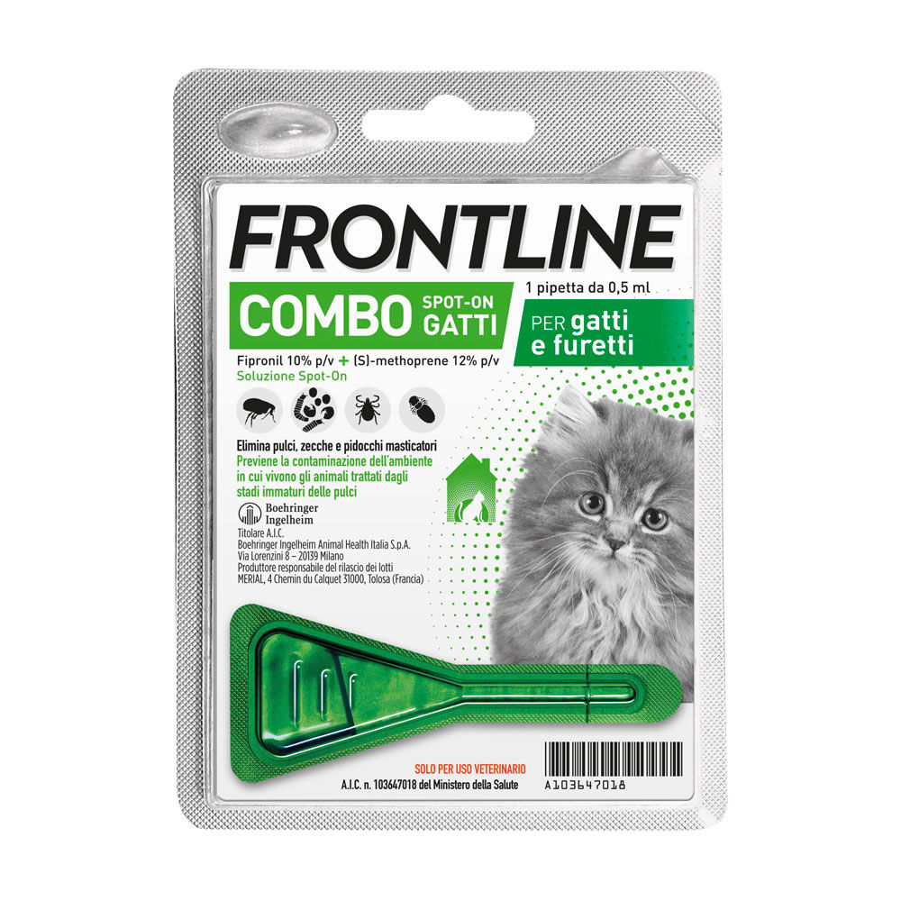 Frontline combo gatti cuccioli  1 ppi ml 0,67 - Immagine 01