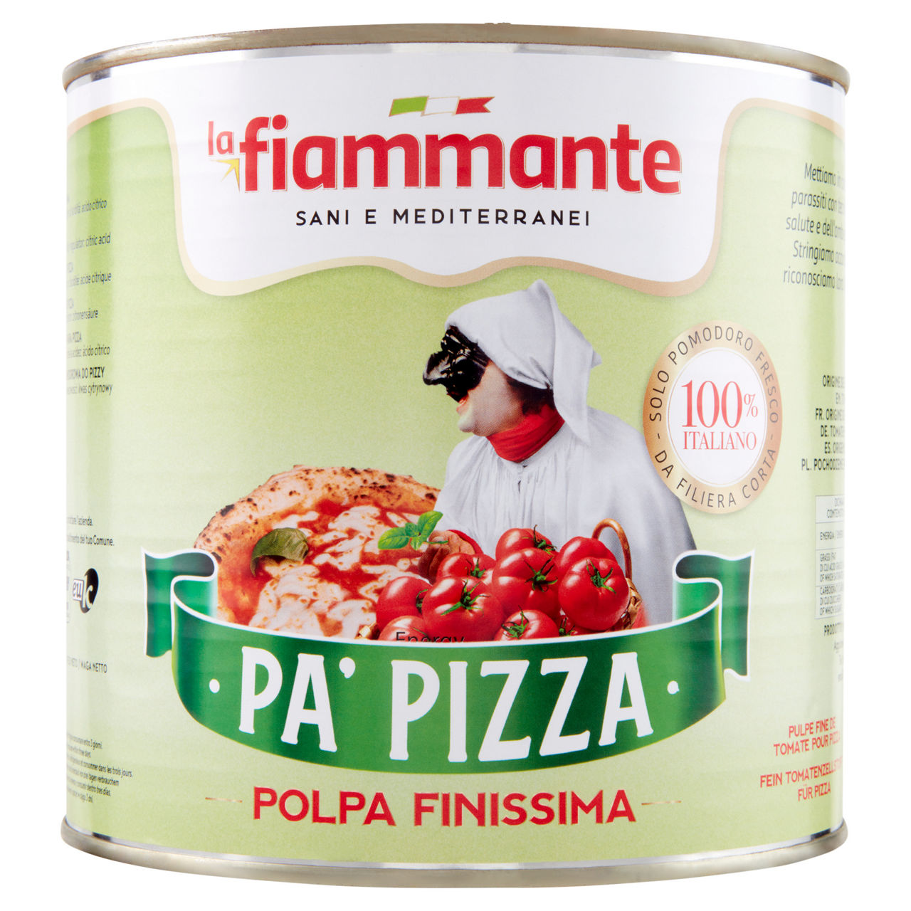 Polpa fine pa' pizza la fiammante kg 2,5 - Immagine 01