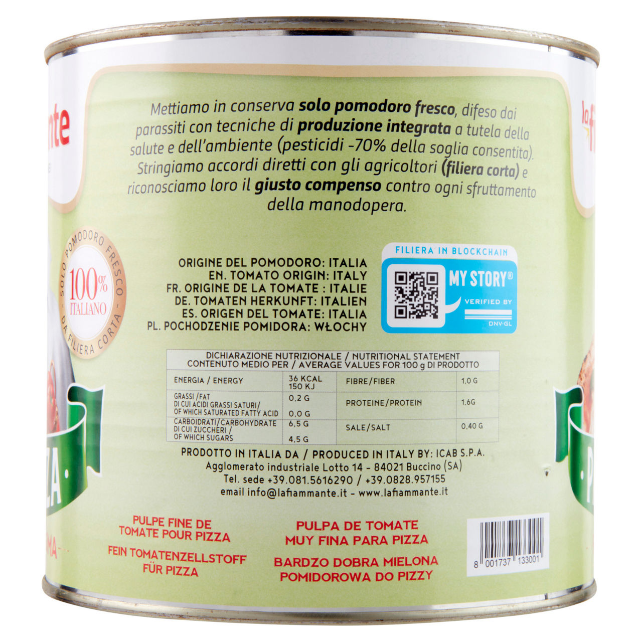 Polpa fine pa' pizza la fiammante kg 2,5 - Immagine 41
