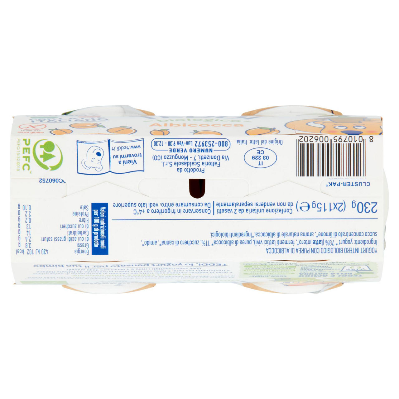 Yogurt bio all'albicocca 2 pz da 115 gr - Immagine 21