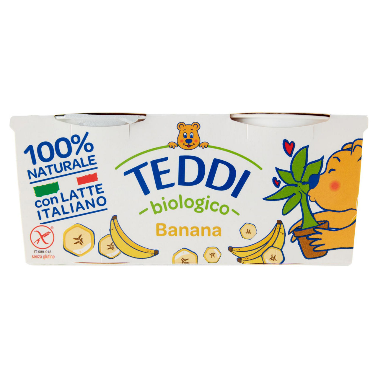 Yogurt bio alla banana 2 pz da 115 gr