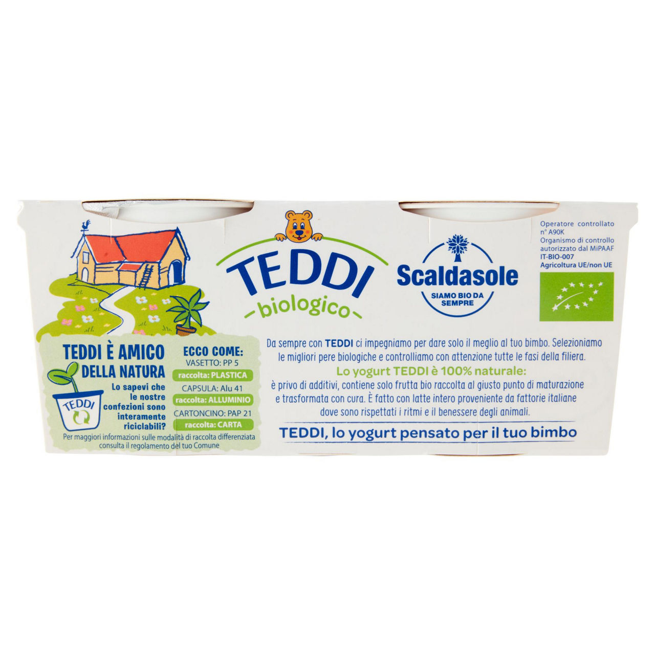 Yogurt bio alla pera 2 pz da 115 gr - Immagine 41