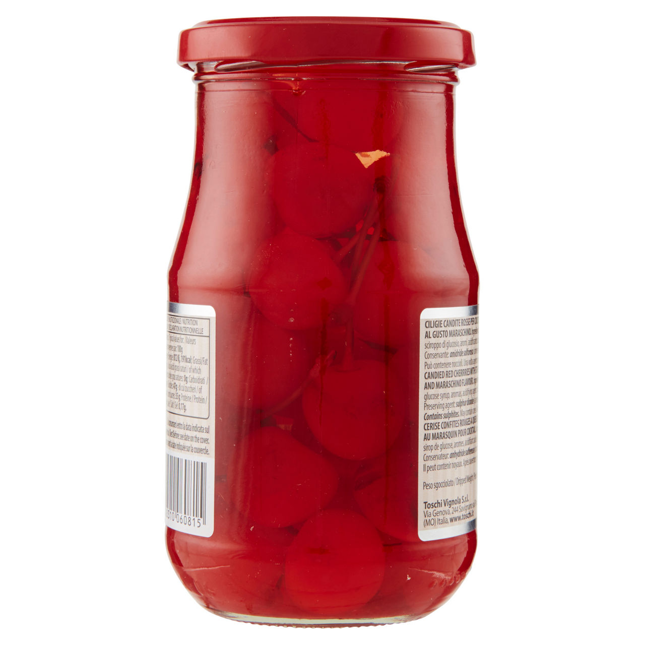 Ciliegie candite rosse per cocktail con picciolo al gusto maraschino 410 gr - Immagine 51