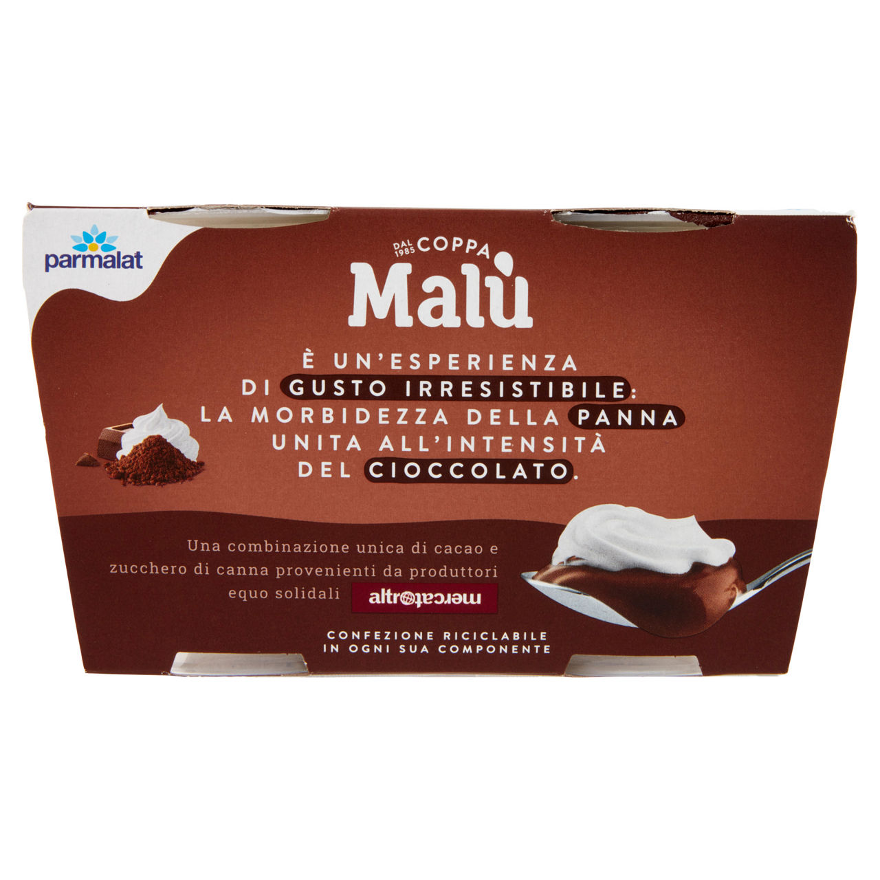 Coppa dessert al cioccolato con panna montata 2 pz da 100 gr - Immagine 31