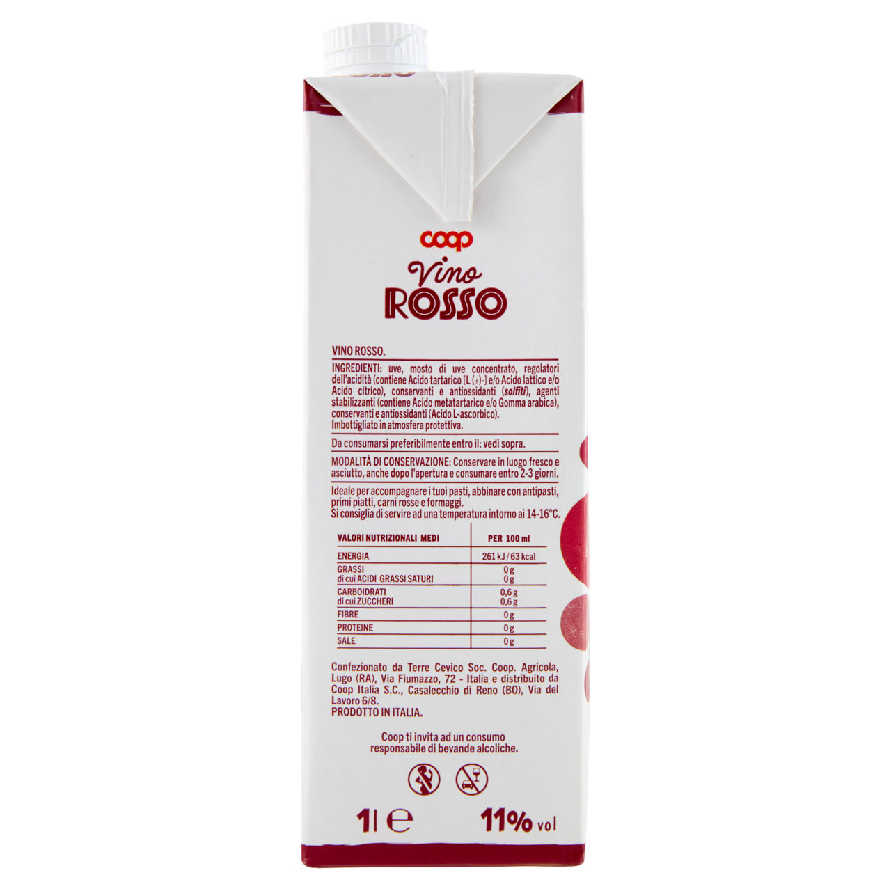 Vino rosso in brick 1 lt - Immagine 51