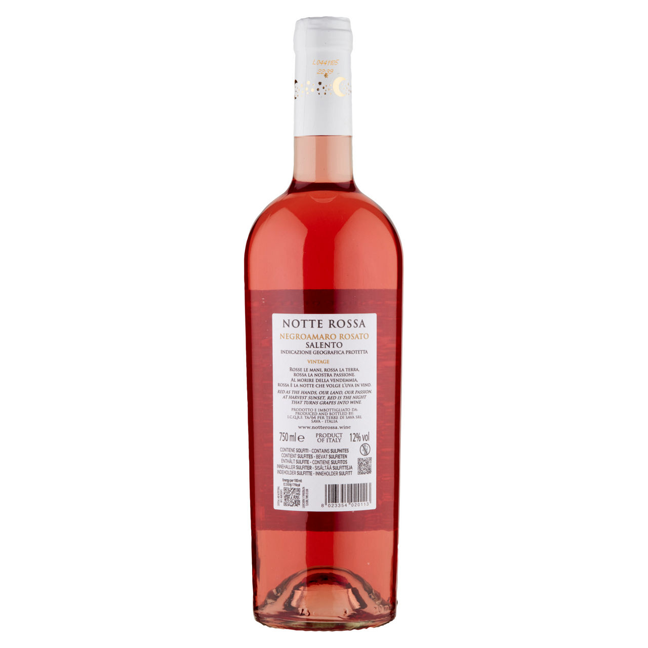 Vino rosato Negroamaro Rosato Salento IGP 750 ml - Immagine 21