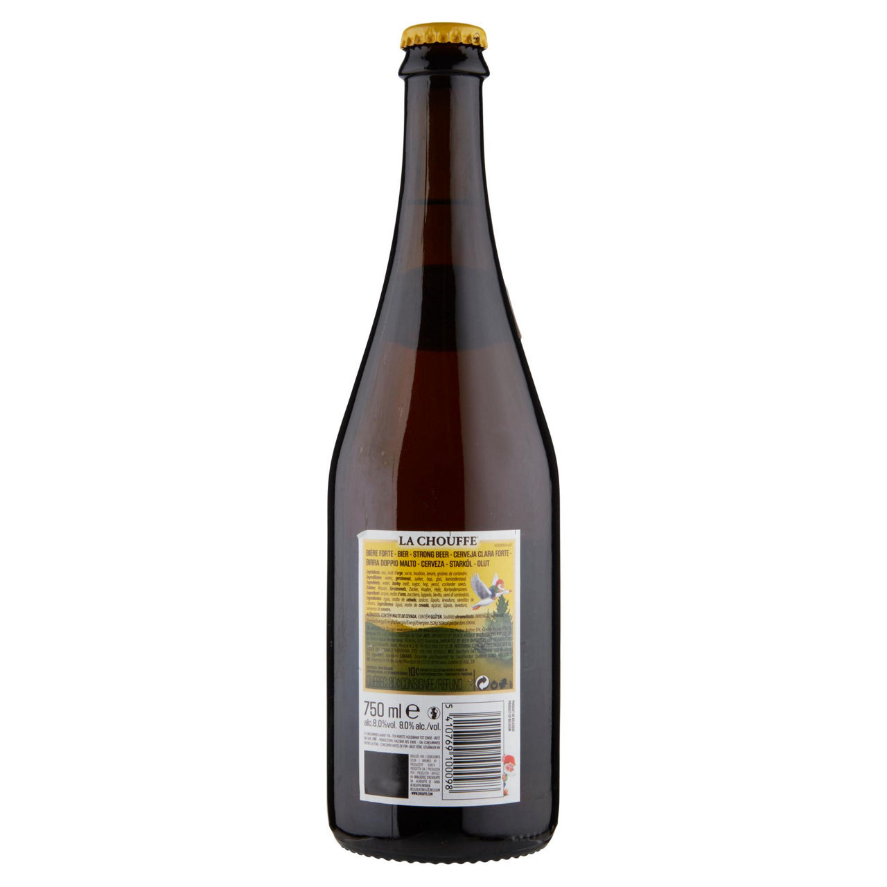 Birra la chouffe golden ale 8 gradi bottiglia ml 750 - Immagine 31