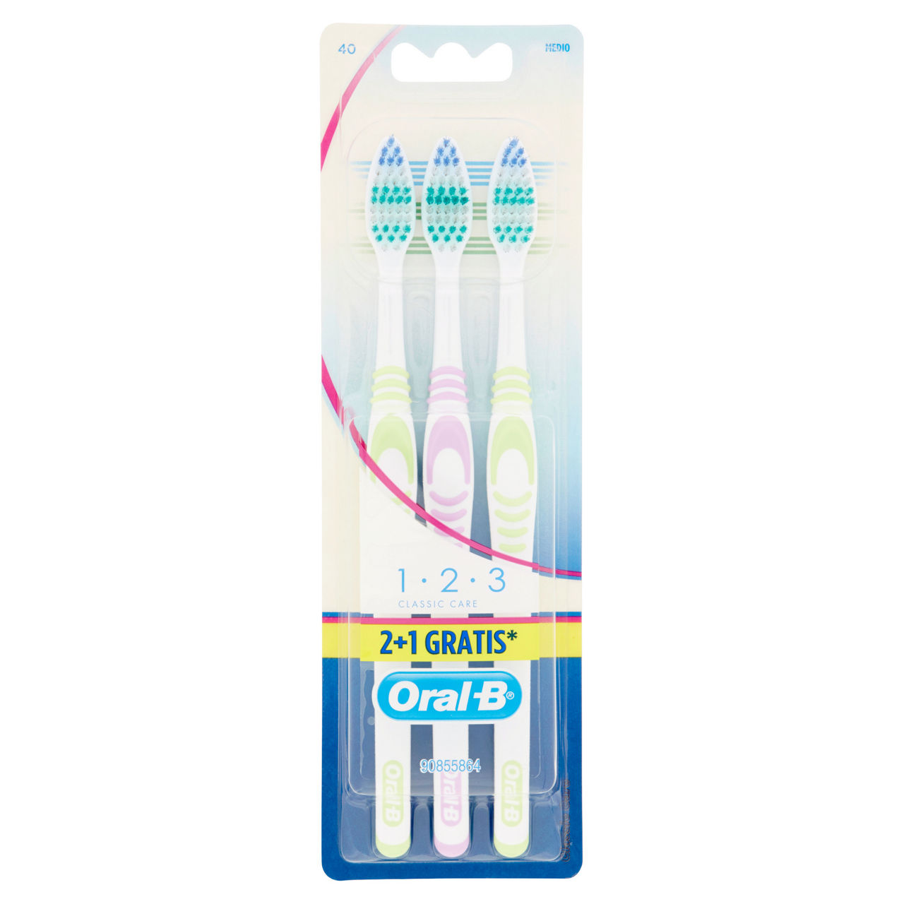 Spazzolino classic care 2 pz + 1 omaggio - Immagine 01