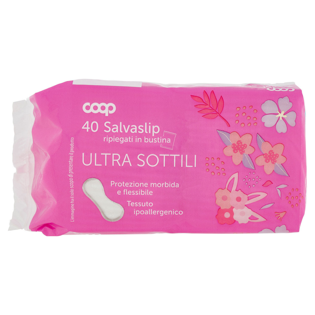 Salvaslip coop anatomici ripiegati busta pz.40