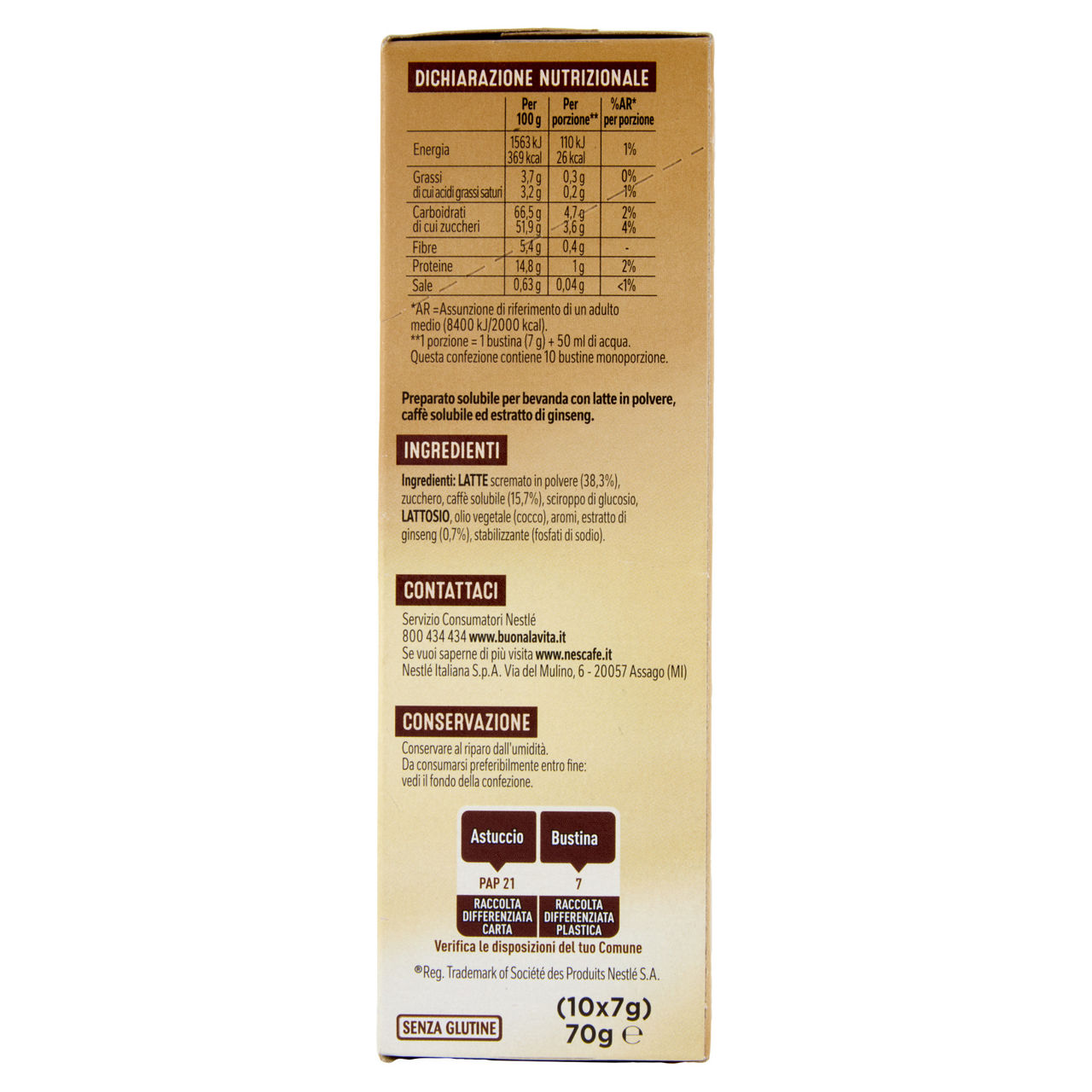 Caffè solubile al ginseng 70 gr - Immagine 21