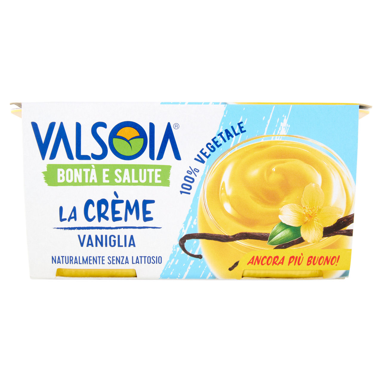 Crema dessert vegetale alla vaniglia 2 pz da 115 gr - Immagine 01
