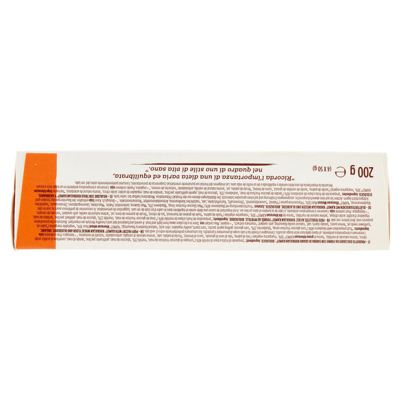 Sfogliatine ai mirtilli senza lattosio con grano kamut bio 200 gr - Immagine 11