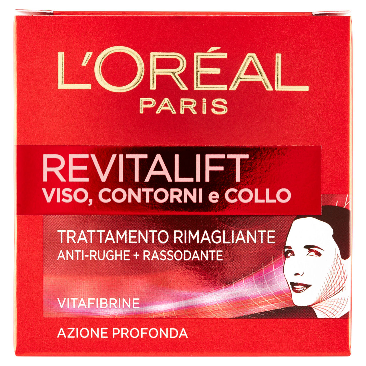 Crema viso contorni e collo rimagliante anti rughe 50 ml