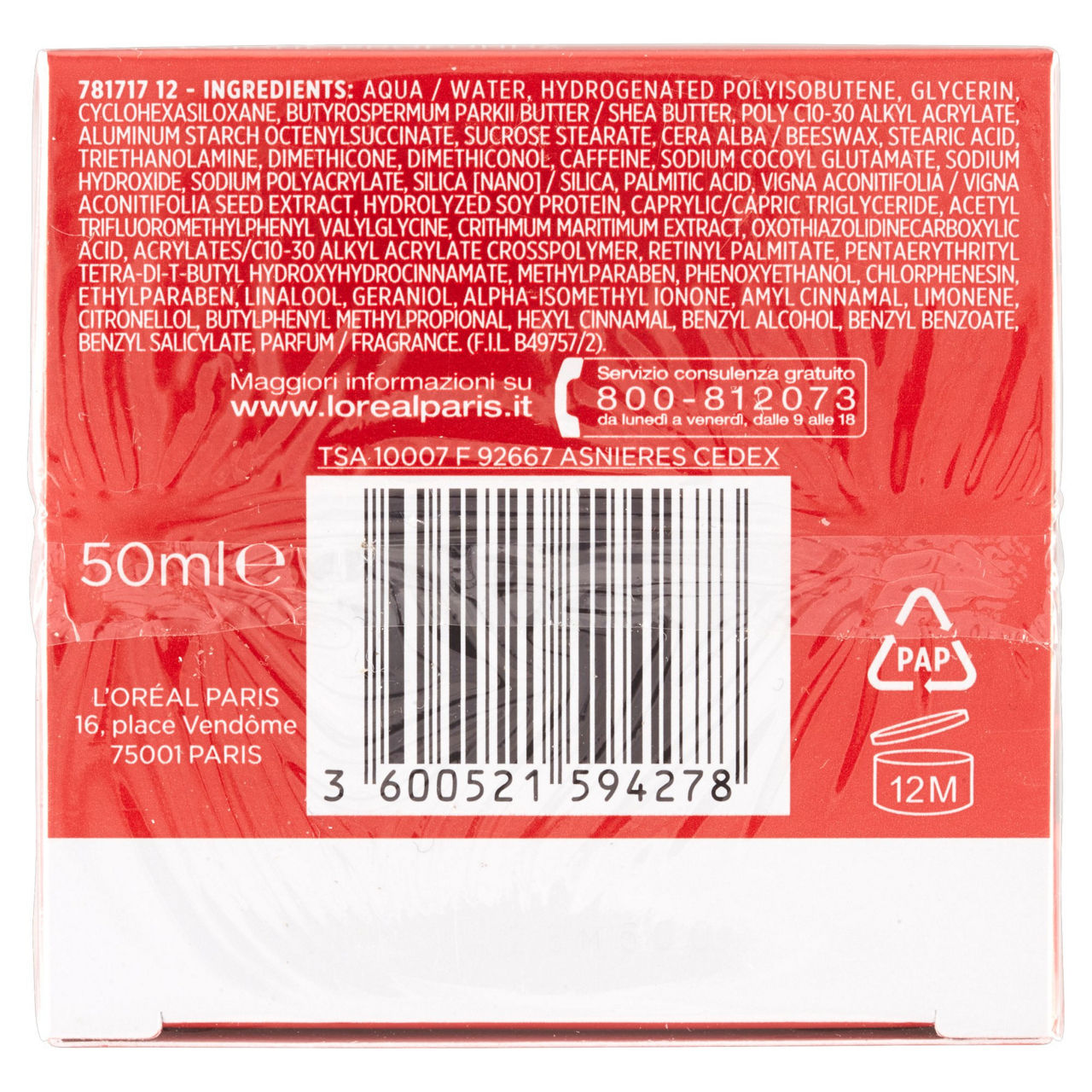 Crema viso contorni e collo rimagliante anti rughe 50 ml - Immagine 41