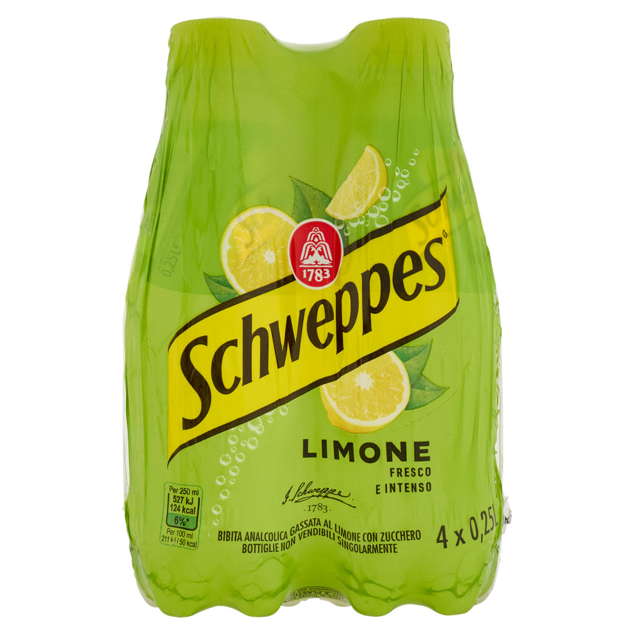 Schweppes al limone 4 pz x 250 ml - Immagine 01