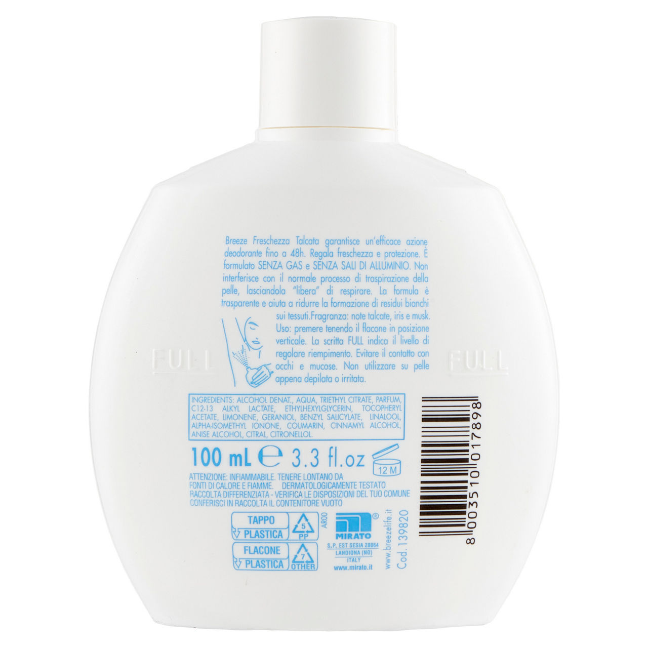 Deodorante Squeeze freschezza talcata 100 ml - Immagine 21