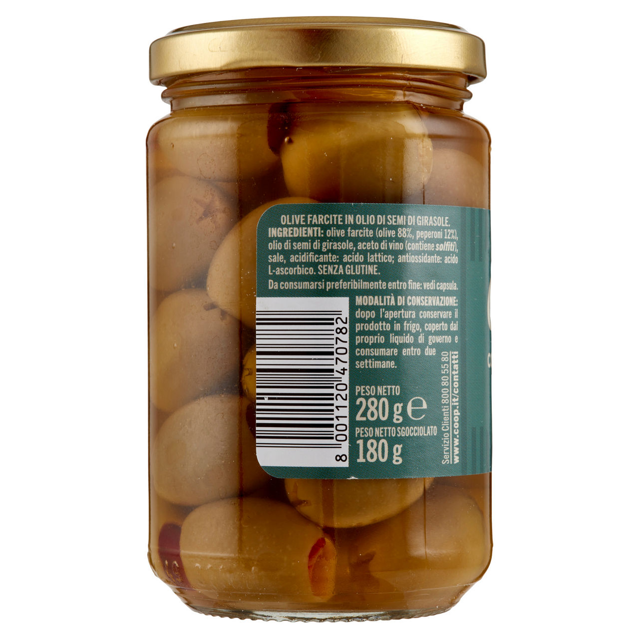 Olive farcite in olio di girasole coop v.v.280g - Immagine 41