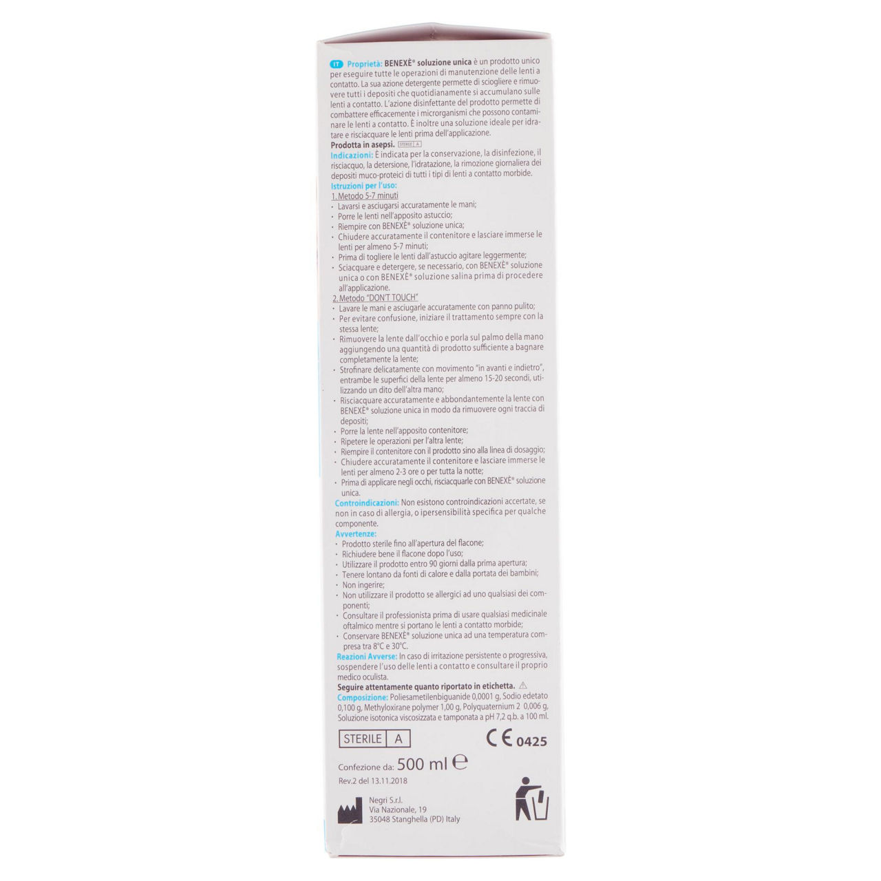 Soluzione unica lenti benexe  scatola ml 500 - Immagine 11