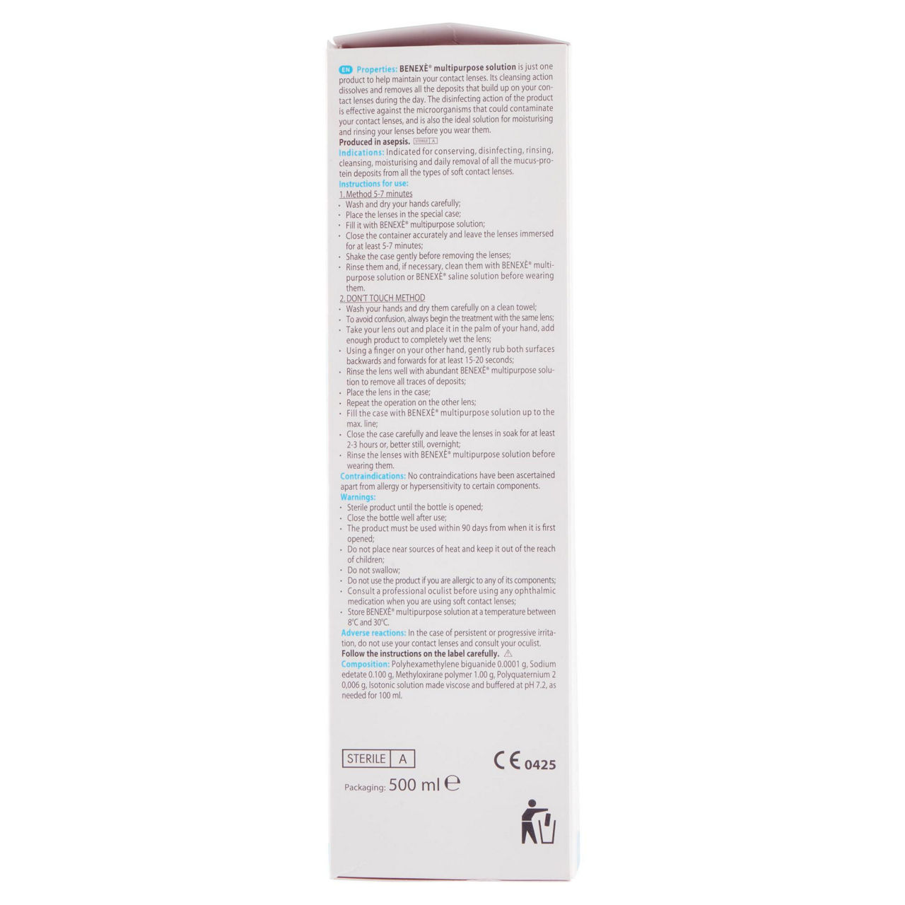 Soluzione unica lenti benexe  scatola ml 500 - Immagine 51