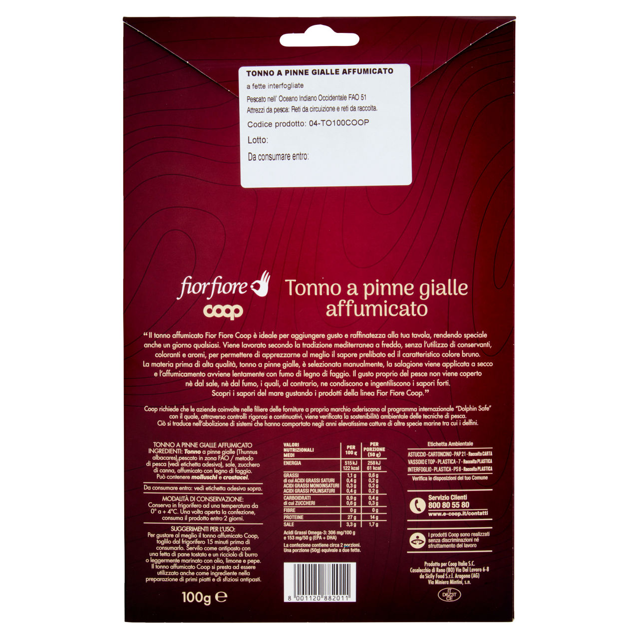 Tonno a pinne gialle affumicato 100 gr - Immagine 11