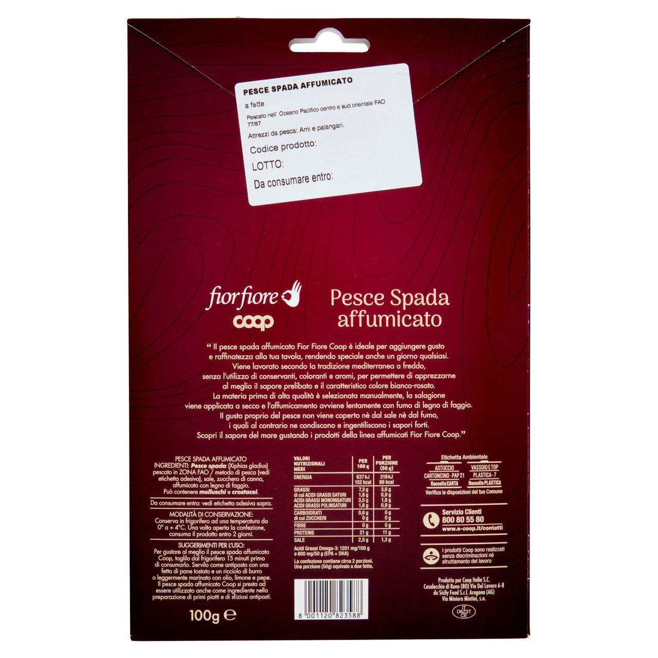 Pesce spada affumicato 100 gr - Immagine 51