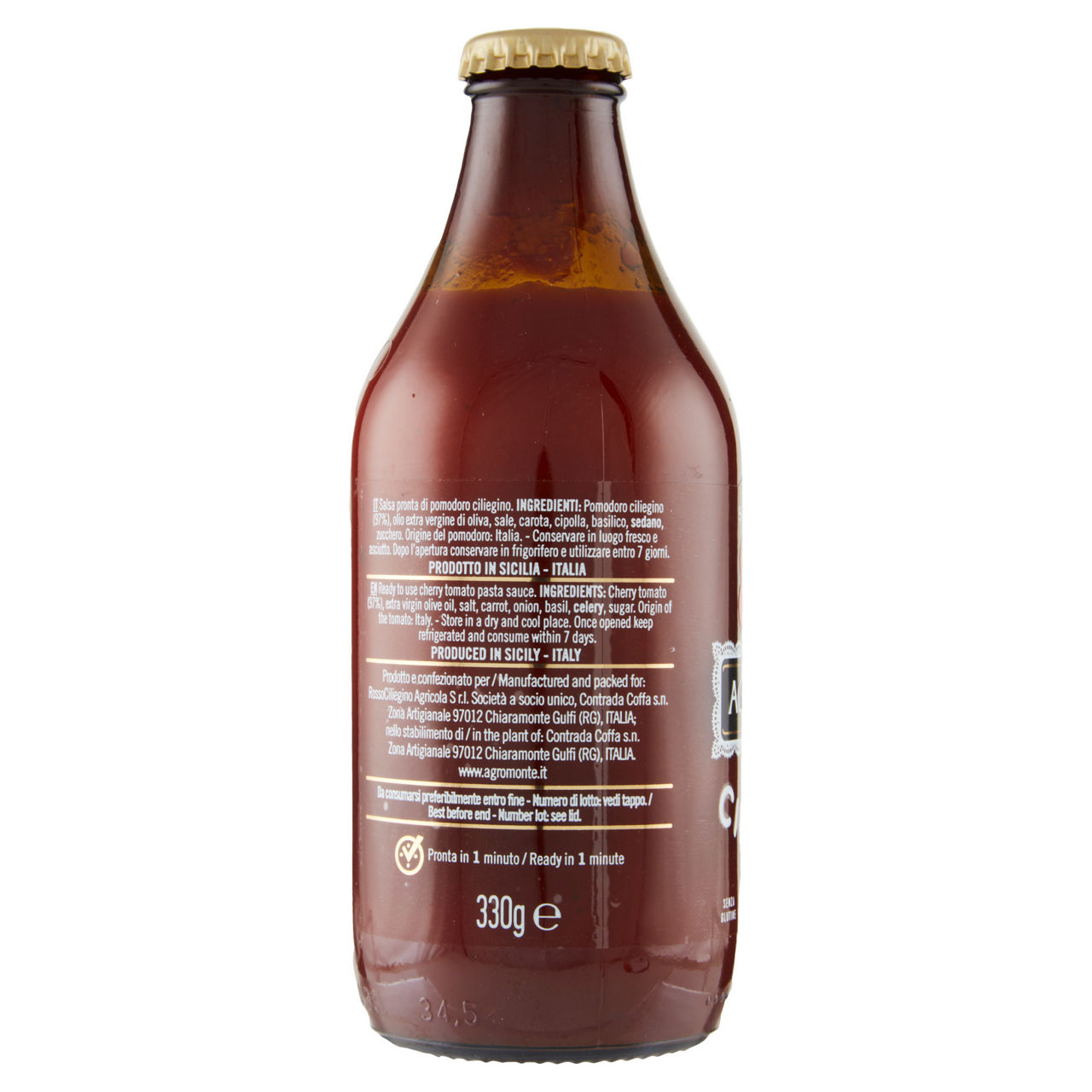 Salsa pronta di pomodoro Ciliegino 330 gr - Immagine 21