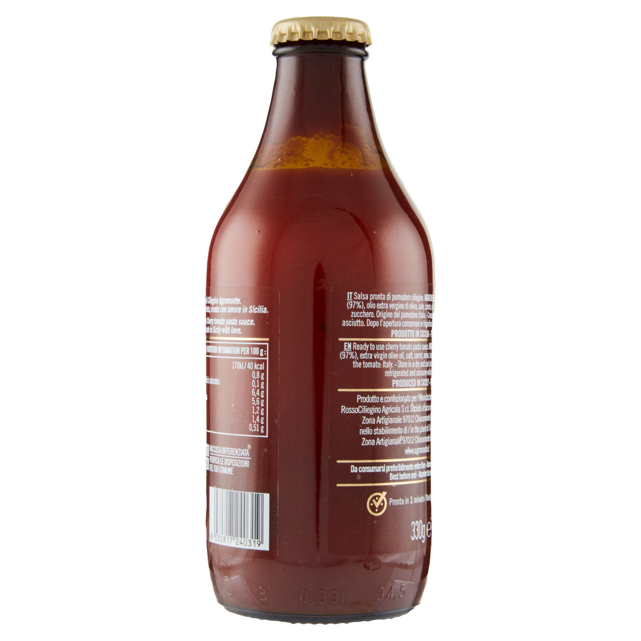 Salsa pronta di pomodoro Ciliegino 330 gr - Immagine 51
