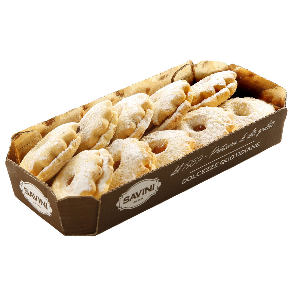 Biscotti occhi di bue all'albicocca 200 gr