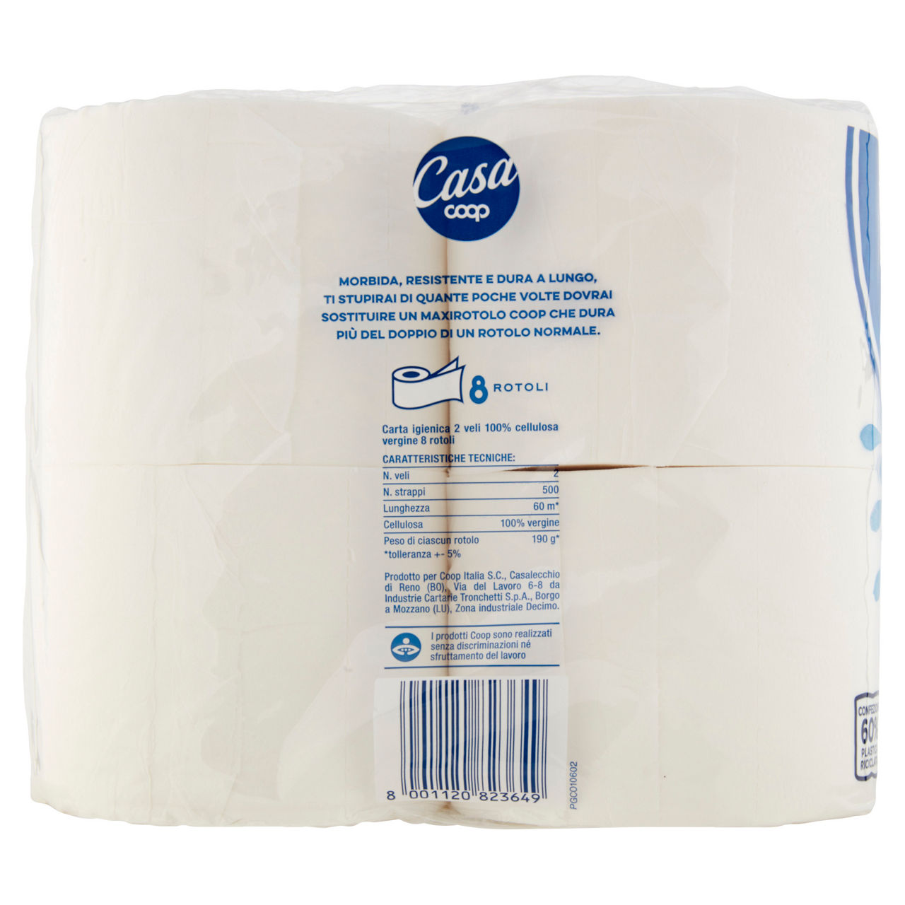 Carta igienica maxirotoli 500 strappi 8 pz - Immagine 31