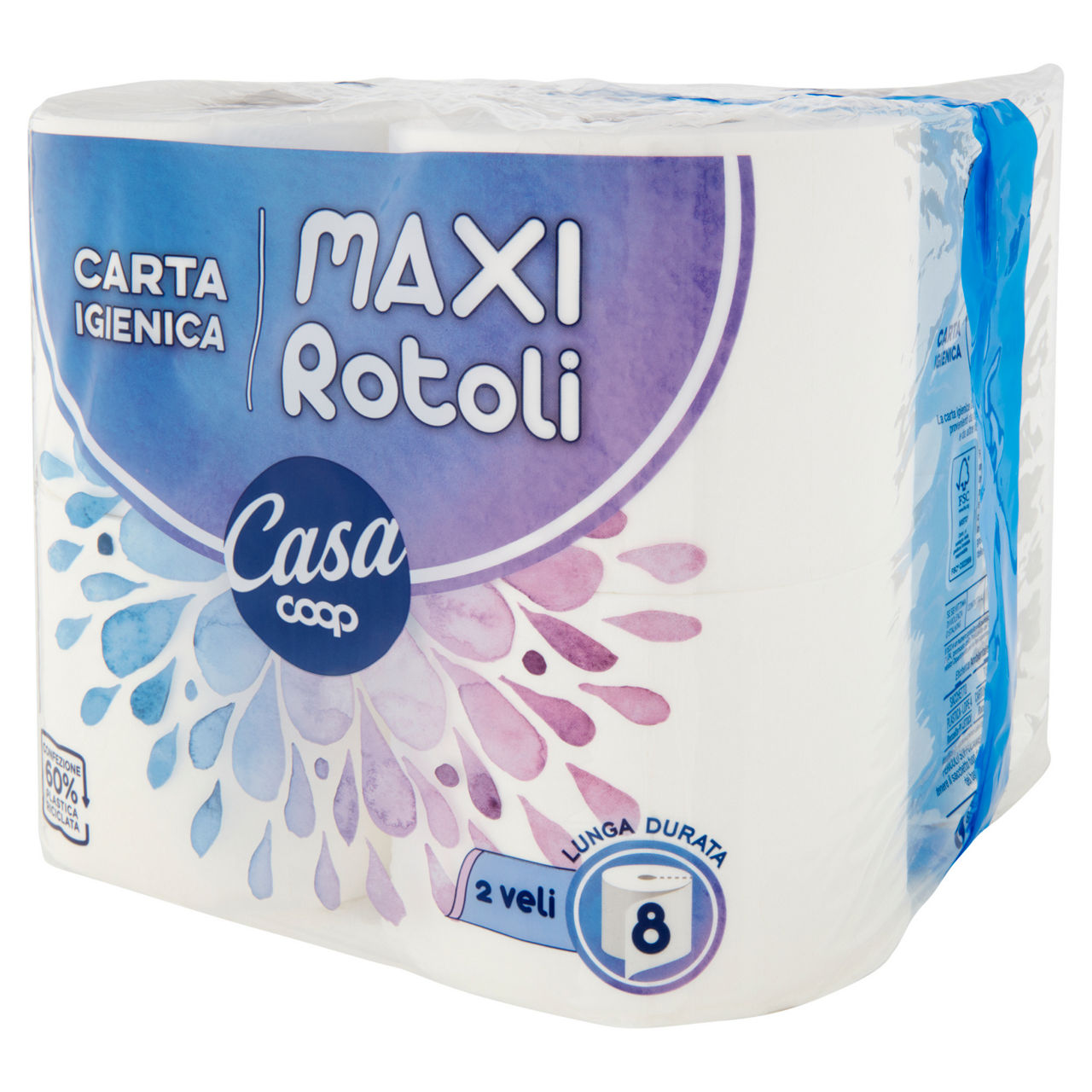 Carta igienica maxirotoli 500 strappi 8 pz - Immagine 21