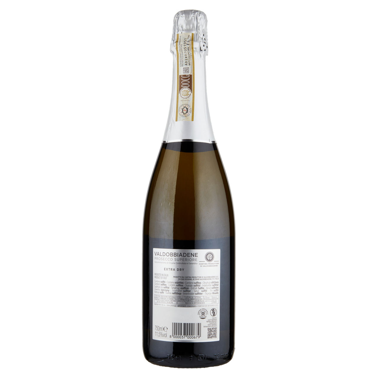 Spumante Prosecco Valdobbiadene DOCG scudo platino 750 ml - Immagine 41