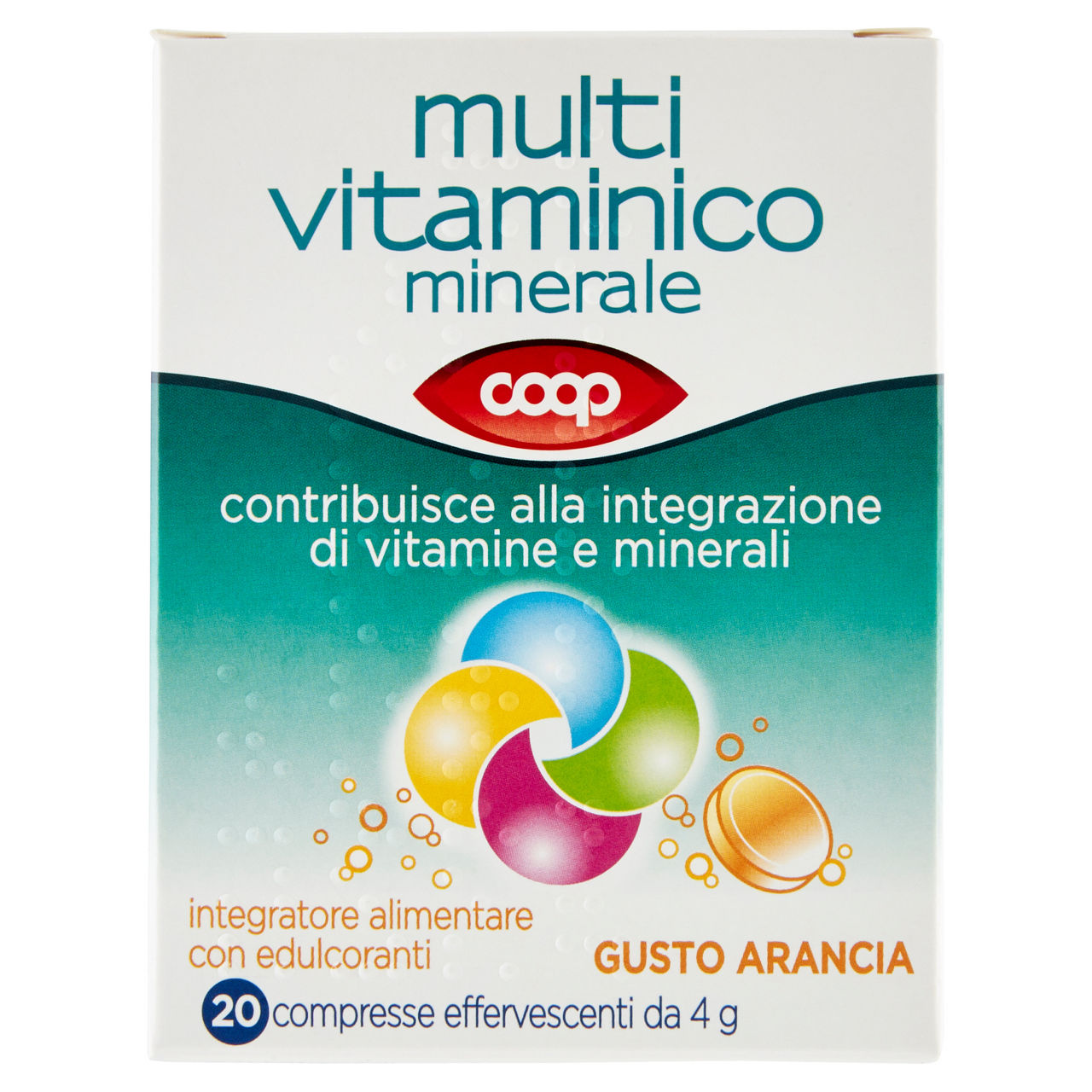 Integratore alimentare multivitaminico minerale 20 compresse effervescenti - Immagine 01