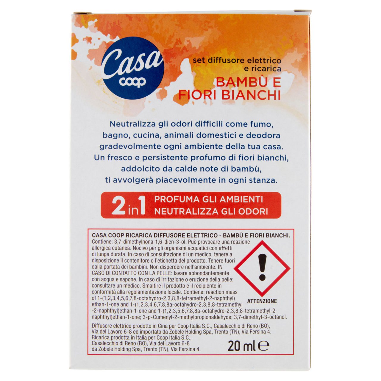 Deodorante amb.elettr.coop 2in1+ricar. bambu' e fiori bianchi ml 20 pz.1 - Immagine 21