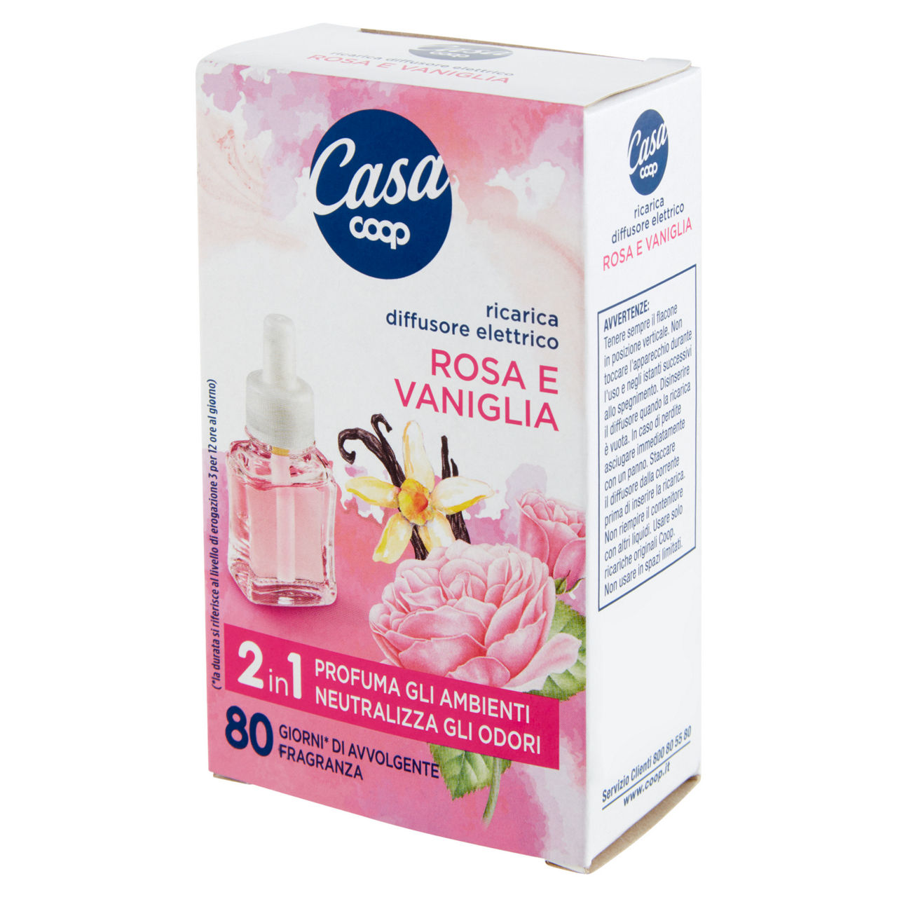 Ricarica coop 2in1 per diffusore elettrico rosa e vaniglia scatola ml20 - Immagine 11