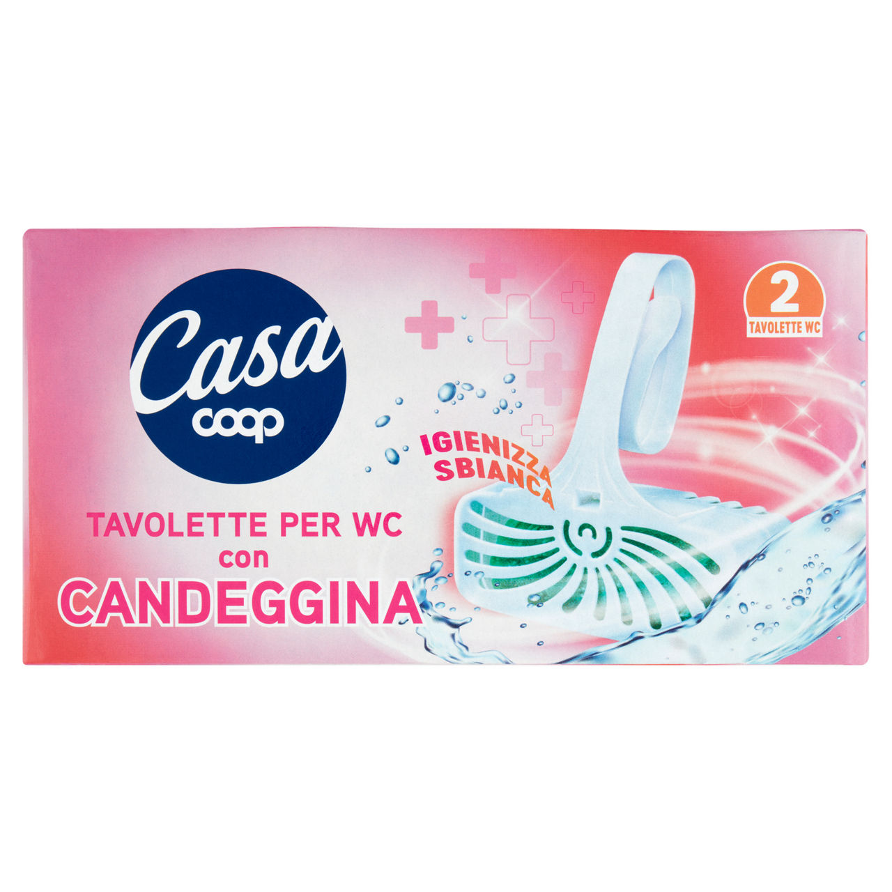 Tavoletta wc solida coop con candeggina scatola g80 pz2