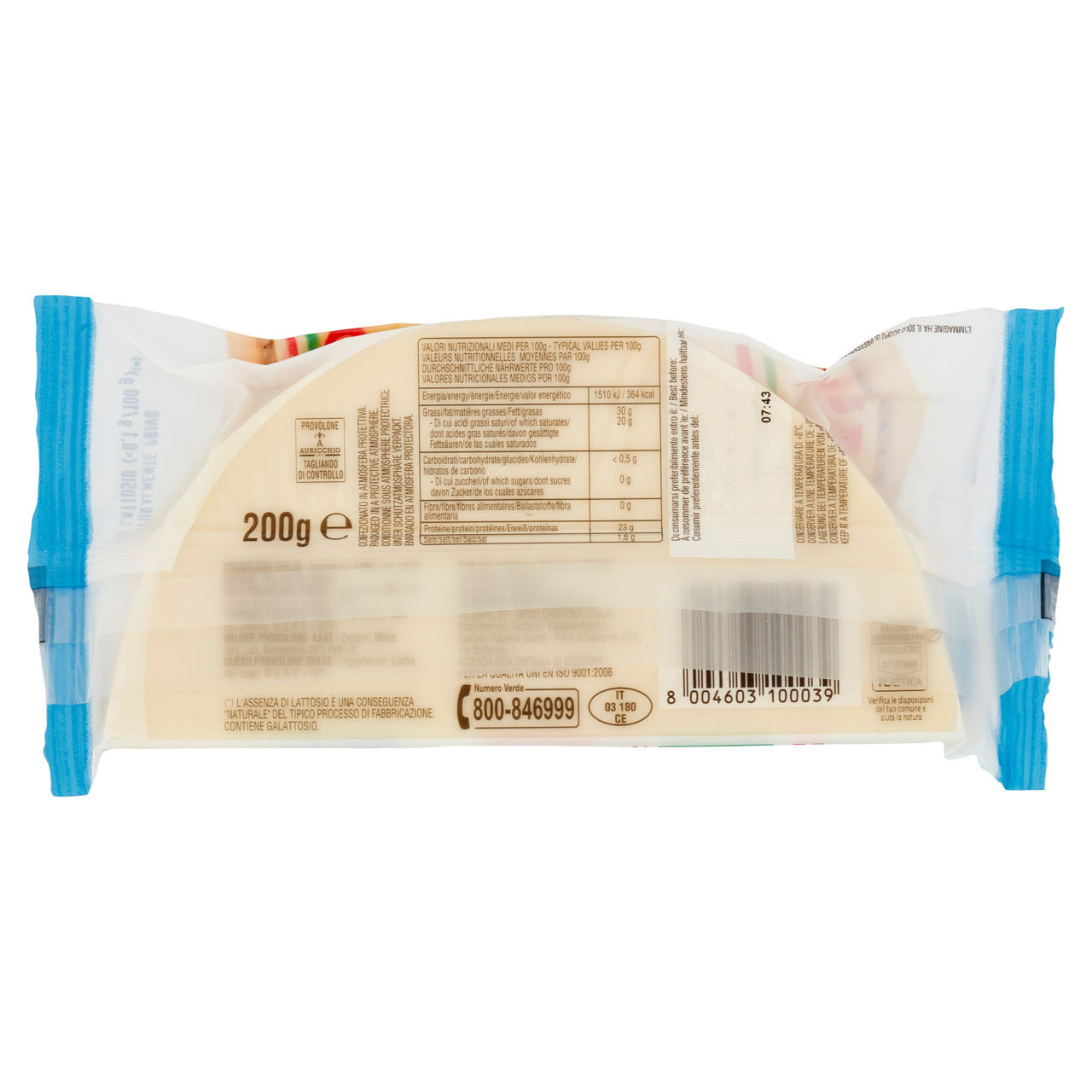 Formaggio provolone dolce 200 gr - Immagine 41